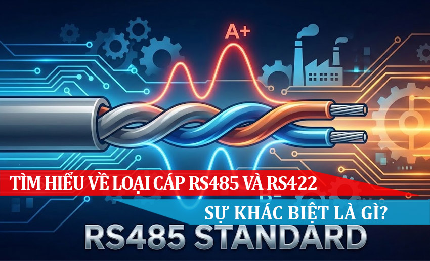 Tìm hiểu về loại cáp rs485 và rs422