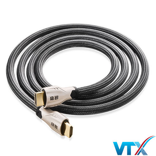 Dây HDMI 1,5M bọc lưới chống nhiễu hỗ trợ 3D full HD 4Kx2K UG-11190_2