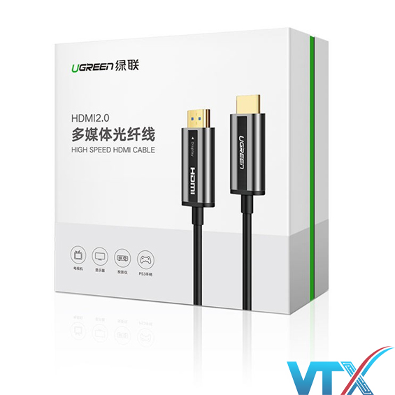 Dây HDMI 100M hỗ trợ 4K Ugreen PN: 50222