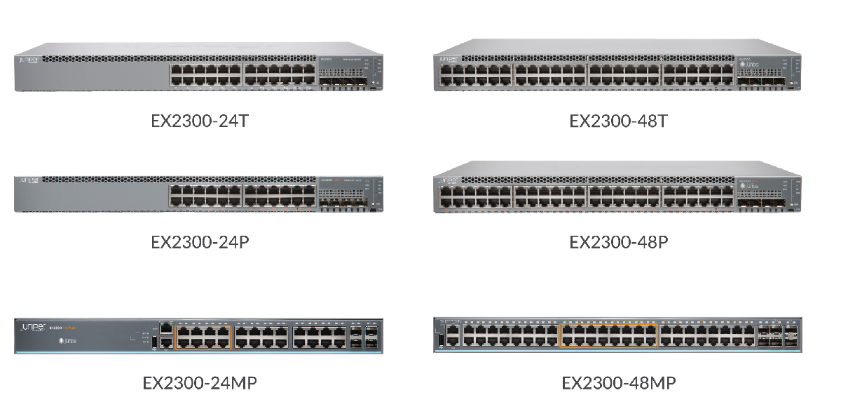 Switch Juniper 24 Port 10/100/1000BaseT EX2300-24MP
