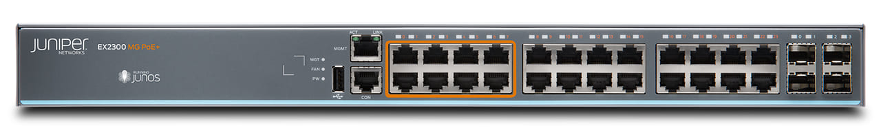 Switch Juniper 24 Port 10/100/1000BaseT EX2300-24MP