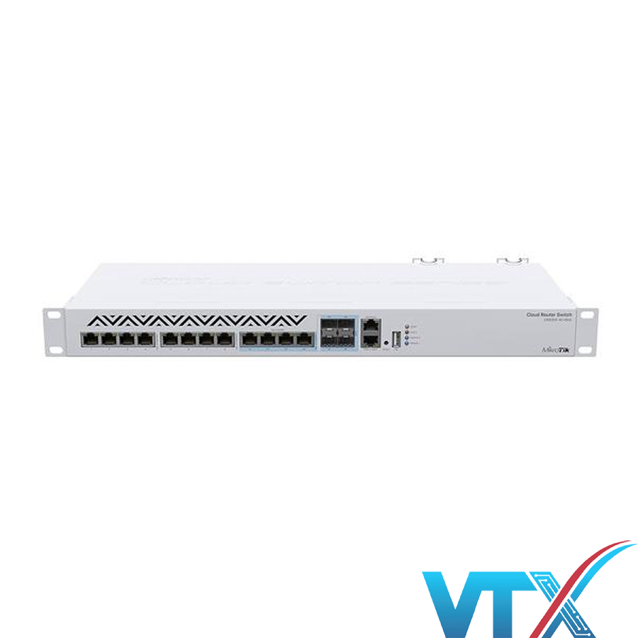 Switch chia mạng Mikrotik CRS312-4C+8XG-RM