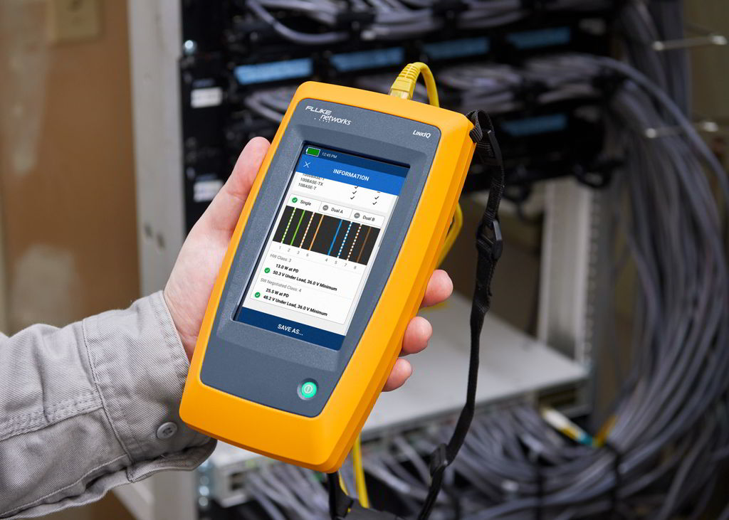 Kiểm tra Fluke cho cáp Ethernet