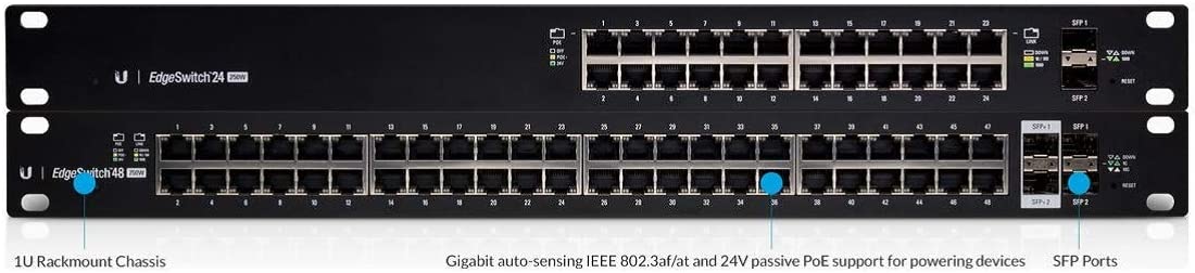 Switch chia mạng Ubiquiti 24 port ES-24-500W