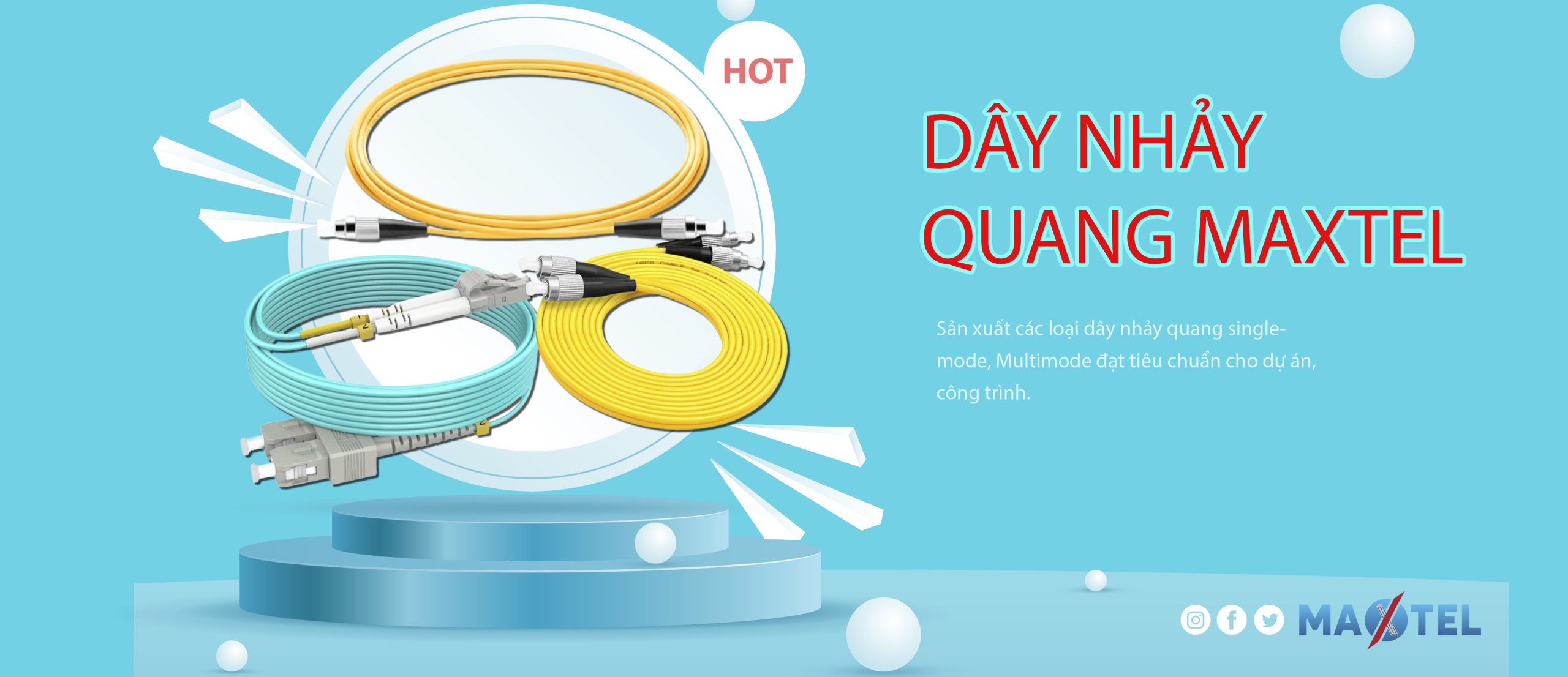 BANNER TRANG CHỦ DÂY NHẢY QUANG MAXTEL