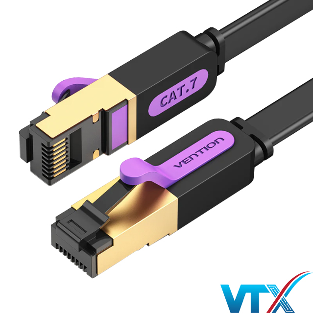 Dây nhảy mạng dẹt Cat7 SSTP 10M Vention ICABL