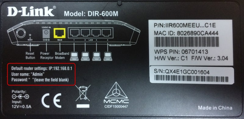 Tài khoản và mật khẩu đăng nhập wifi