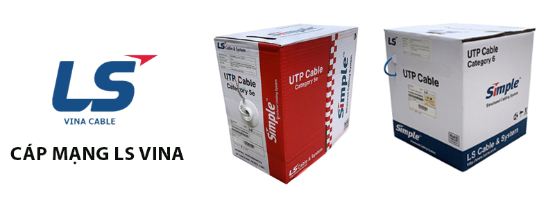 Các sản phẩm dây cáp mạng LS Vina