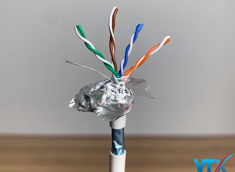Cấu tạo dây cáp mạng Cat5e