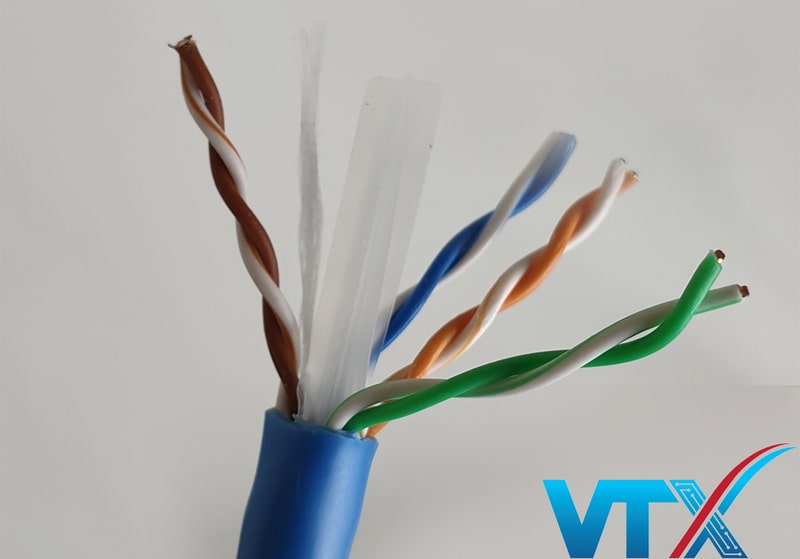Cấu tạo dây cáp mạng Cat6