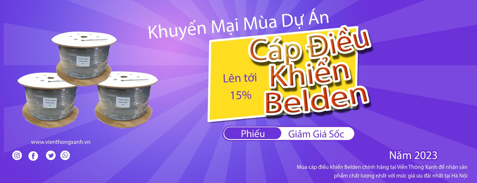Khuyến mại khi mua cáp điều khiển Belden