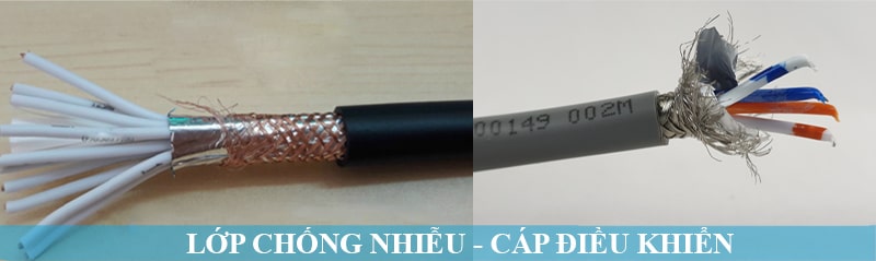 Lớp chống nhiễu cáp điều khiển