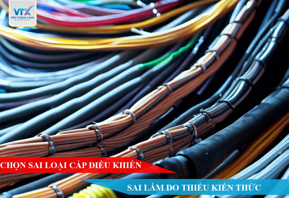Lựa chọn sai loại cáp điều khiển