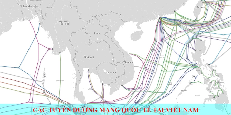 tuyến đường biển cáp quang quốc tế tại Việt Nam