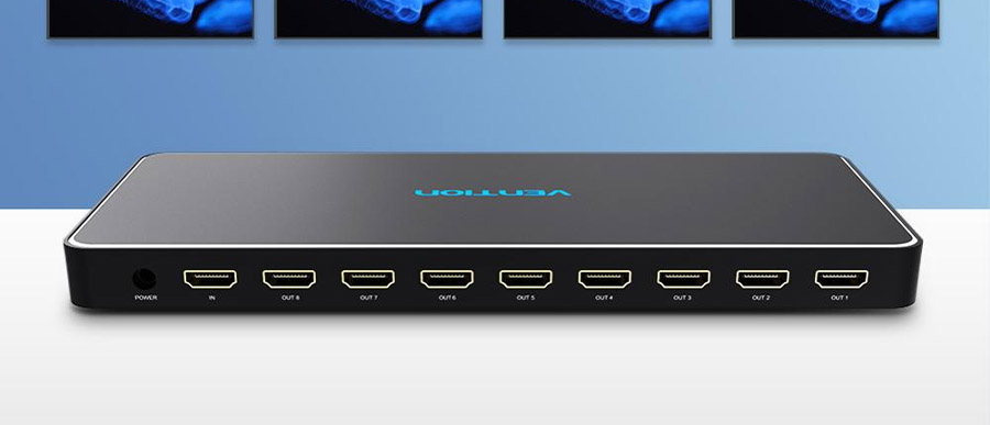 bộ chia HDMI 1 in 8 out