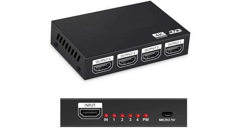 quan tâm đến số lượng cổng của bộ chuyển đổi HDMI