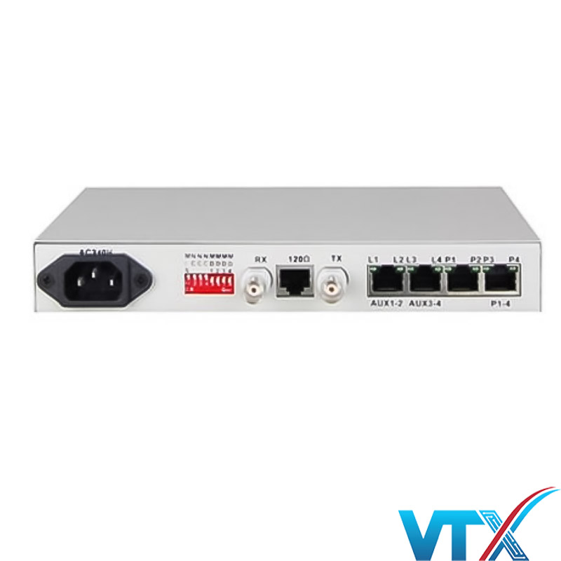 Bộ Chuyển Đổi 8 Kênh Thoại E1 PCM Mux UPCOM E1-MUX08 (Để bàn)
