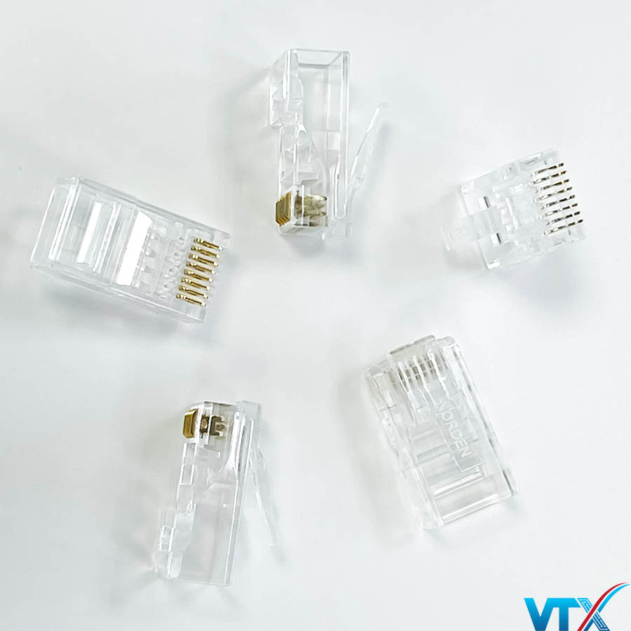 Hạt mạng Cat6 UTP RJ45 NORDEN 128-31CL (1)