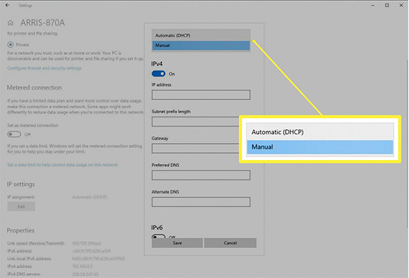 Tắt DHCP để làm gì