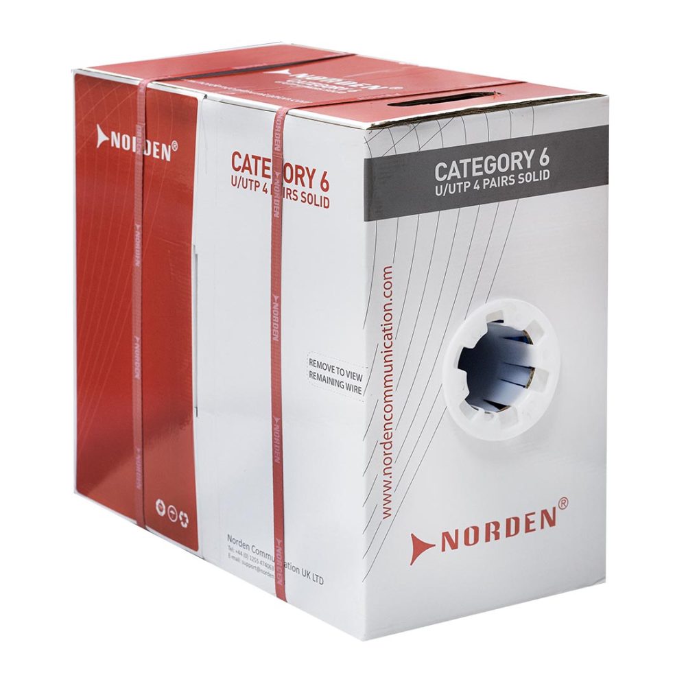 cáp mạng Cat6 UUTP 23AWG NORDEN 113-40001104BL