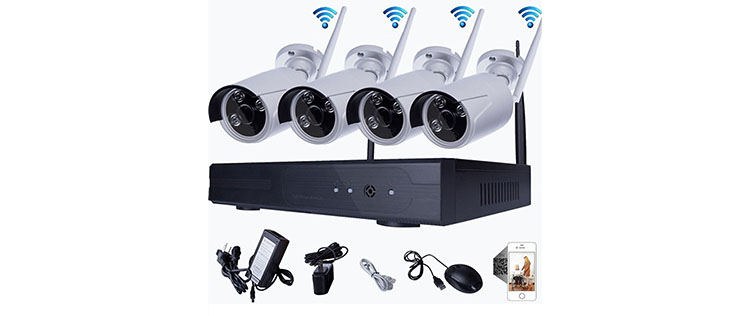 minh họa về đầu ghi NVR không dây