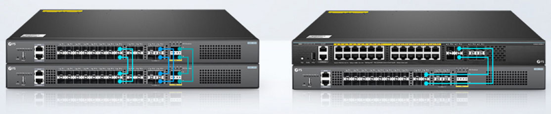 sử dụng cổng UPLINK trong liên kết switch theo dạng xếp chồng