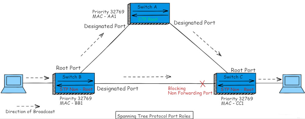 vai trò của giao thức Spanning Tree