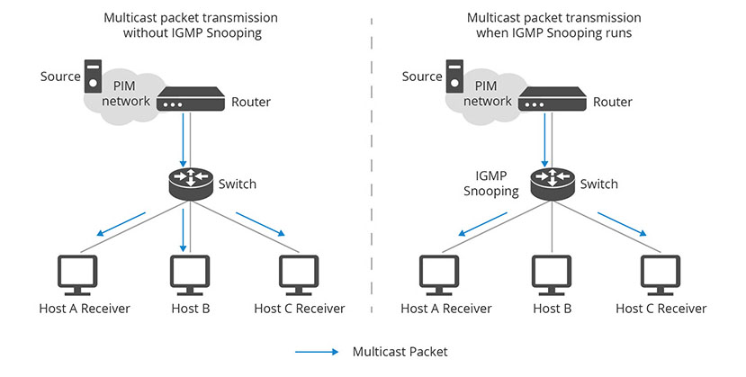 IGMP Snooping hoạt động như thế nào