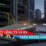 Phân biệt cổng TX và RX trên Media Converter
