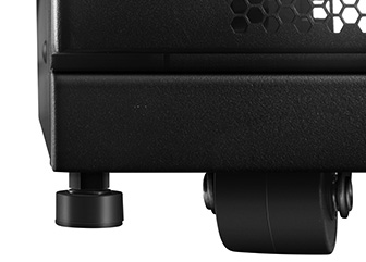 tủ rack maxtel có bánh xe và trân chụ