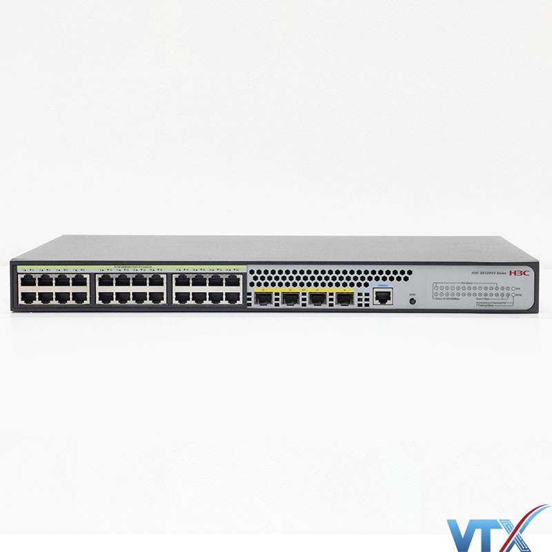 Switch H3C LS-5120V3-28P-PWR-LI-GL 24 x 10/100/1000TX PoE+, 4 x SFP