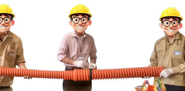 dùng băng keo cao su non để bịt kín phần tiếp xúc giữa gân xoắn và côn thu
