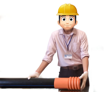 đút đầu ống trơn vào ống nối kiểu H