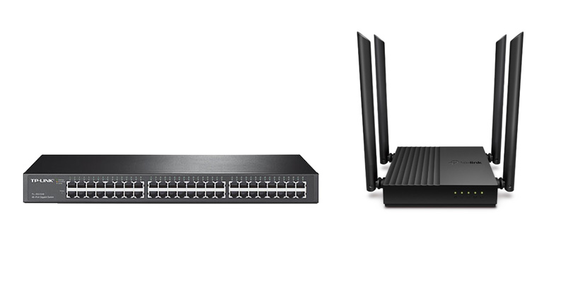 switch chia mạng router
