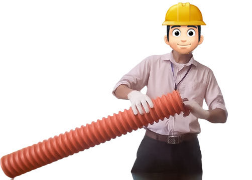 vệ sinh đầu ống gân xoắn HDPE