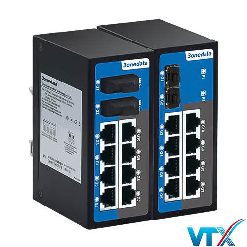 ES2010G-2GS - Switch công nghiệp Layer 2, 8 cổng Gigabit Ethernet + 2 cổng Gigabit quang