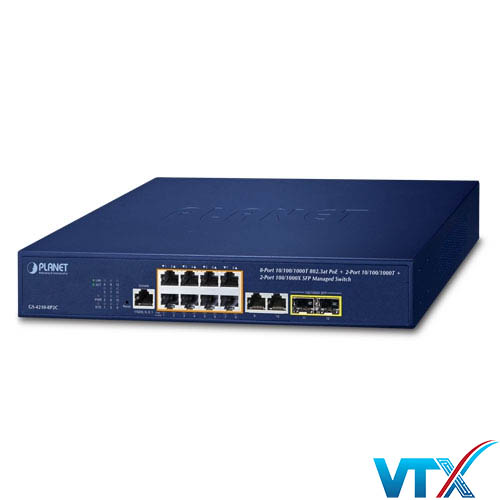 GS-4210-8P2C - Switch được quản lý 8-Port 10_100_1000T 802.3at PoE + 2-Port 10_100_1000T+ 2-Port 100_1000X SFP_2