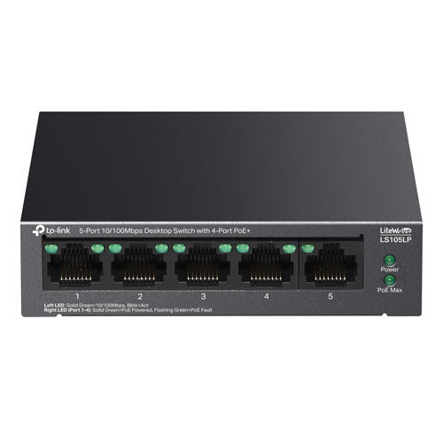 LS105LP Switch TP-LINK Để Bàn 5 Cổng 10100Mbps với 4 Cổng PoE (1)