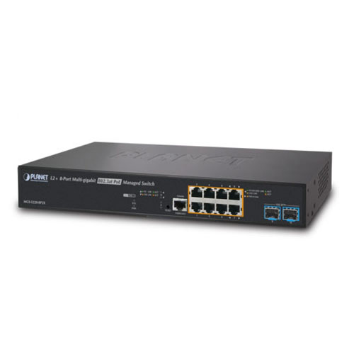MGS-5220-8P2X Switch công nghiệp L2 8 x 2.5G 802.3at PoE , 2 x 1G10G SFP+