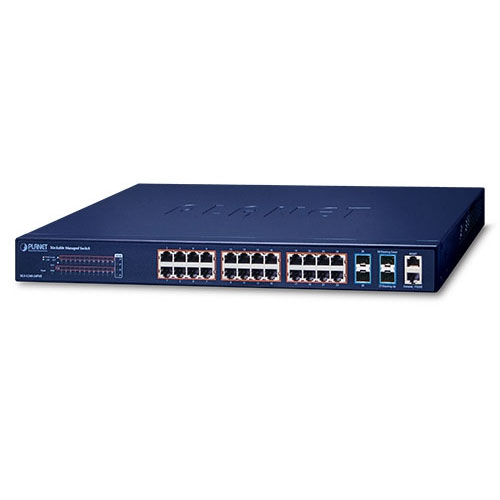SGS-5240-24P4X Stack Switch 24 cổng 1G 802.3at PoE + 4 khe 10G SFP+