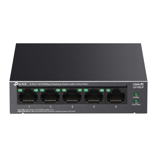 TL-SG105 Switch TP-LINK Để Bàn 5 Cổng 10100Mbps với 4 Cổng PoE (1)