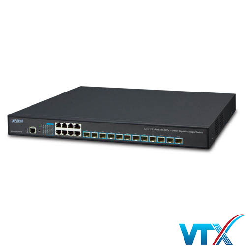 XGS-6350-12X8TR - Switch Layer 3 12-Port 10G SFP+ + 8-Port 10_100_1000T_3