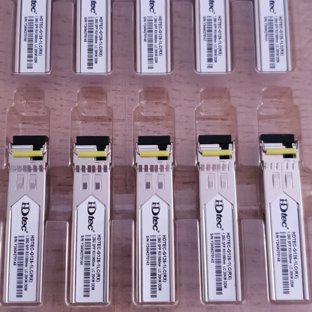 Dual LC SFP Module 1.25G HDTEC (3)