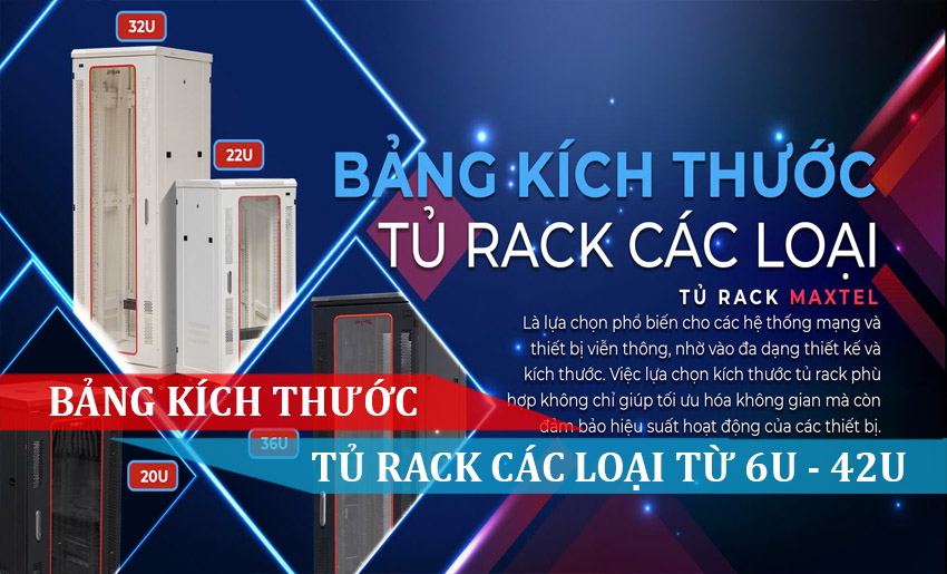 ảnh đại diện bài viết bảng kích thước tủ rack maxtel