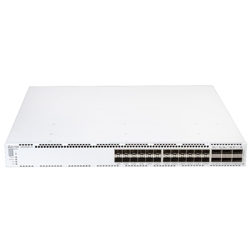 mặt trước switch chia mạng Eltex MES5400-24