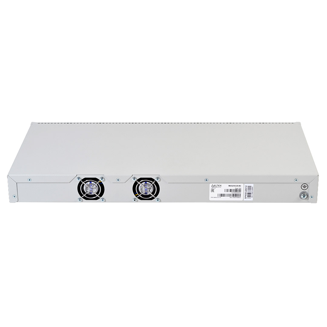 mặt sau switch chia mạng Eltex MES2411X