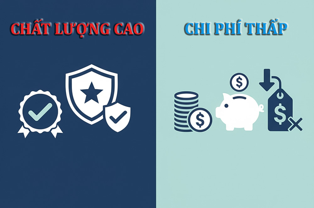 nên chọn sản phẩm chất lượng cao hay sản phẩm có chi phí thấp