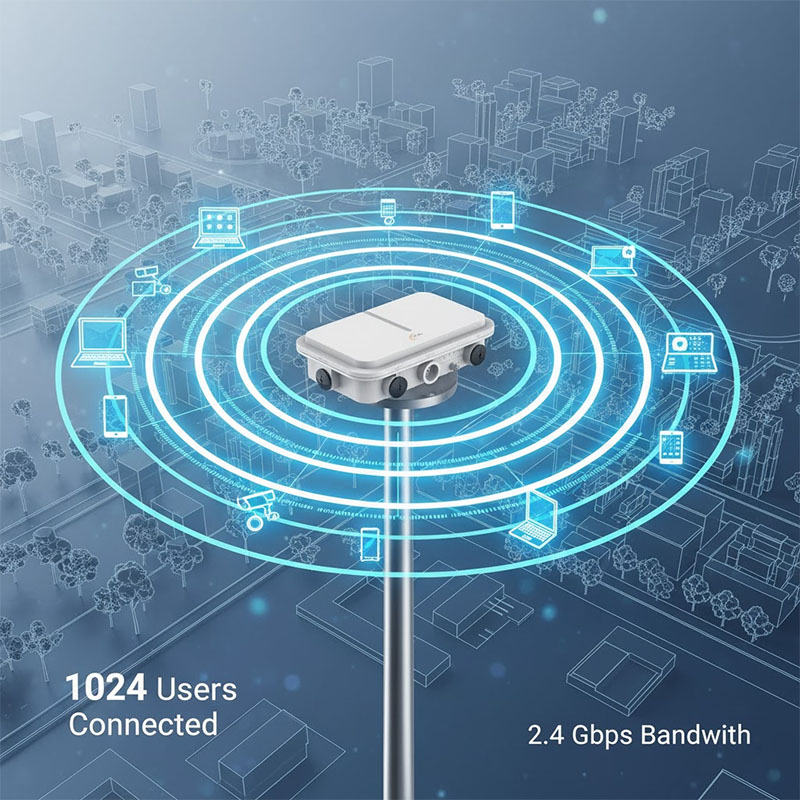 Bộ phát Wifi outdoor AIR-AP990 kết nối 1024 người dùng