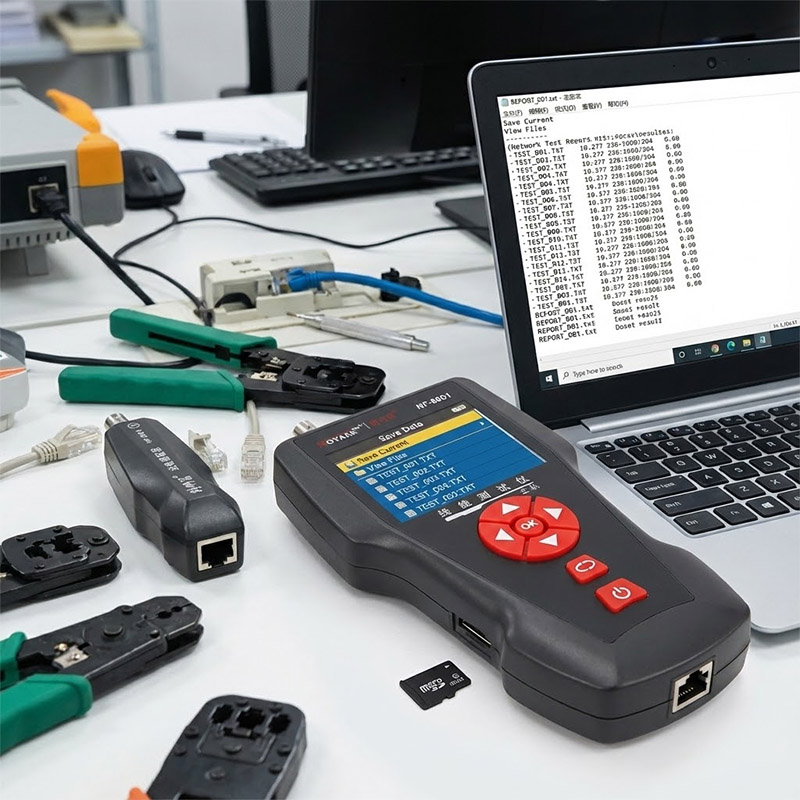 Bộ Test Dây Mạng Cao Cấp Noyafa NF-8601W