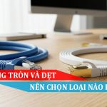 cáp mạng tròn và dẹt nên chọn loại nào